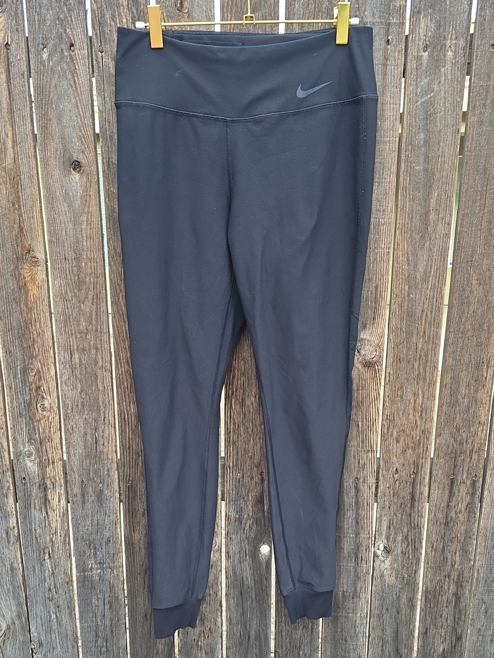 Nike Black Women's DRI-FIT Stretch Joggers with Elastic Cuffs